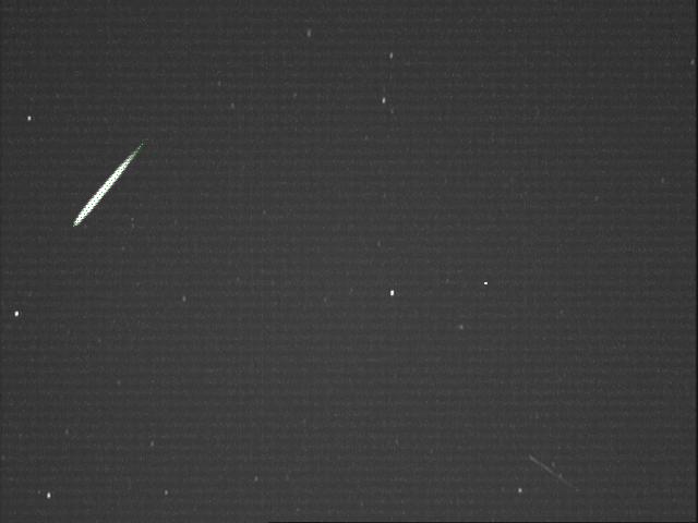 Figure 1 Lyrid captured 2016 April 20 at 01h35m32s UT by CAMS 383 in Mechelen Belgium (by the author) and was also recorded by E. van Ballegoij (348), H. Betlem (371), M. Breukers (320), H. Lamy (395) and Carl Johannink (316).