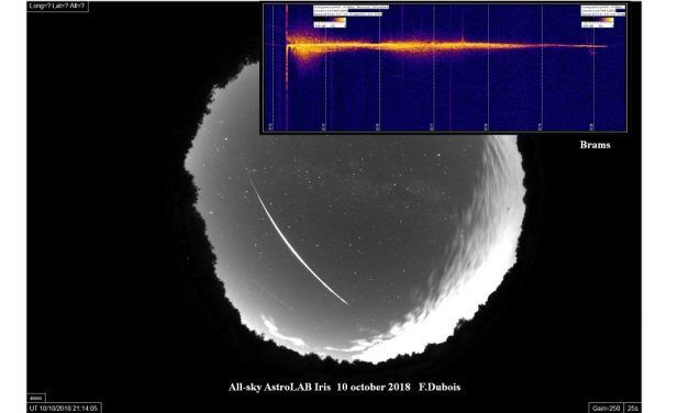 Fireball over BeNeLux 10 October 2018 21:14:11 UT
