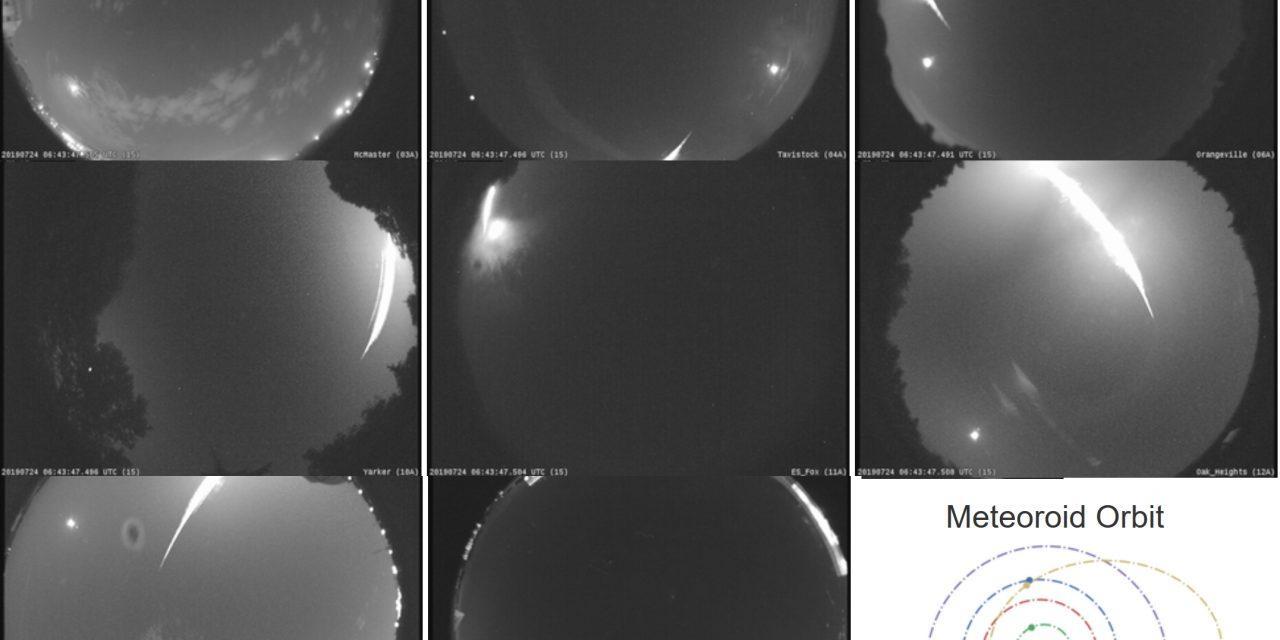 Spectacular fireball over Canada 20190724-064340 UTC