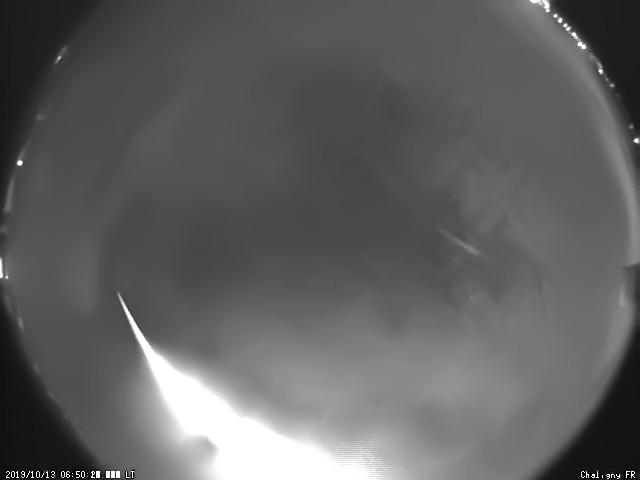 Bright Fireball over Northeast of France 2019 October 13