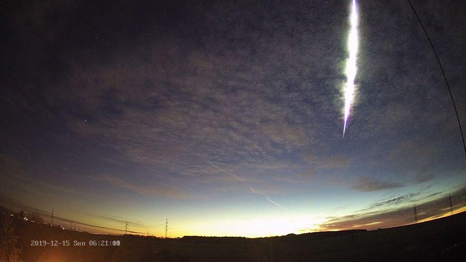 An ordinary Geminid fireball