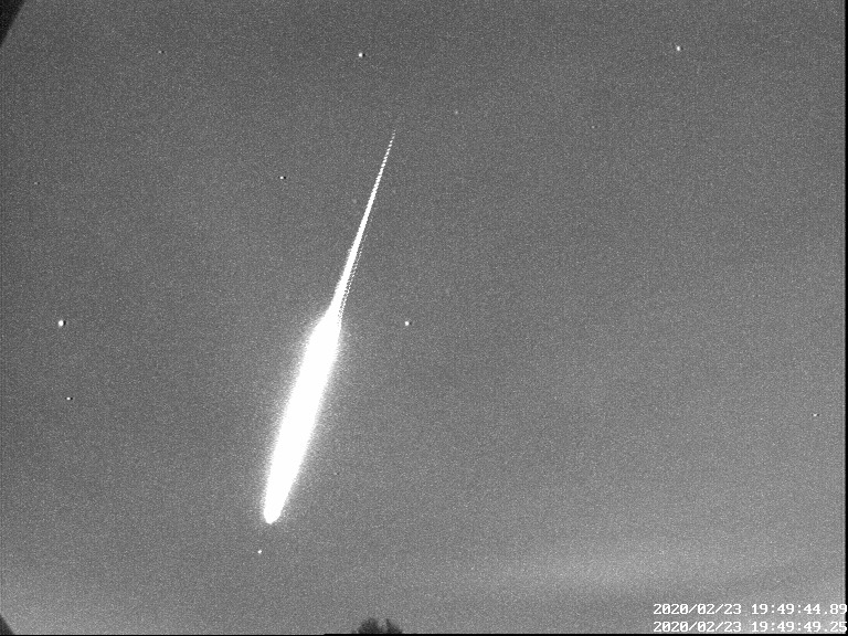 Quick report about a stunning fireball
