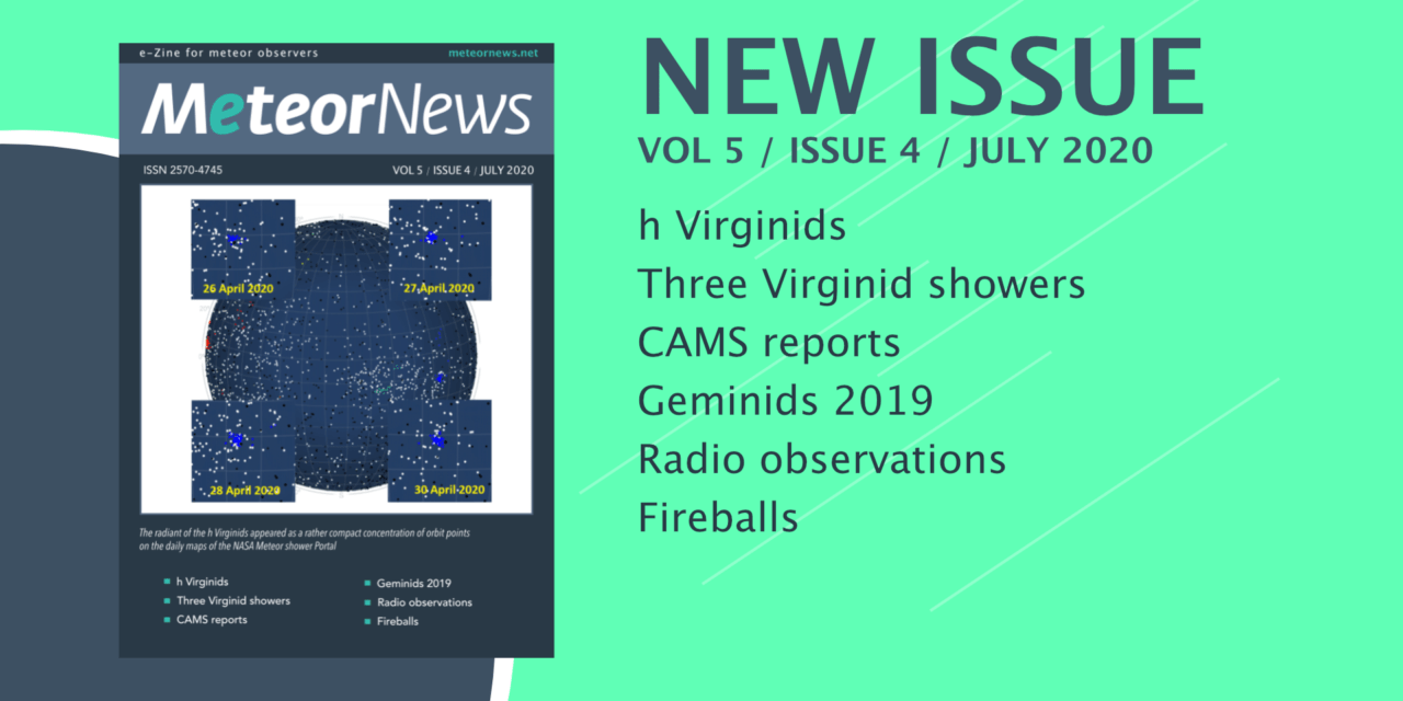 July issue of eMeteorNews online