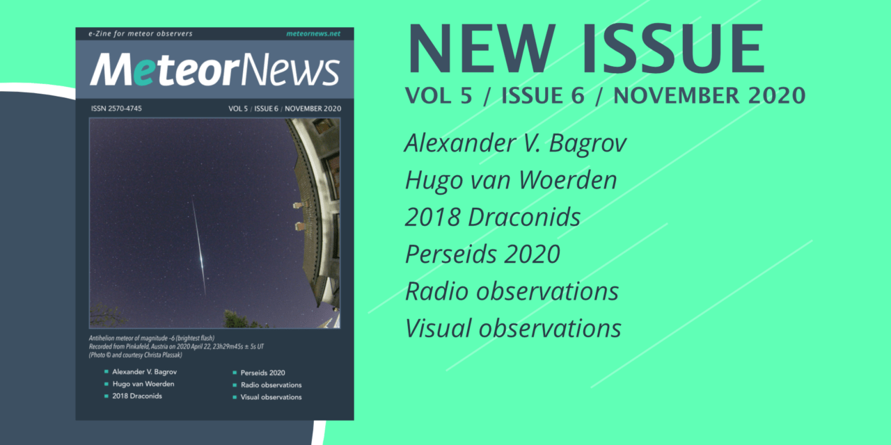November issue of eMeteorNews online