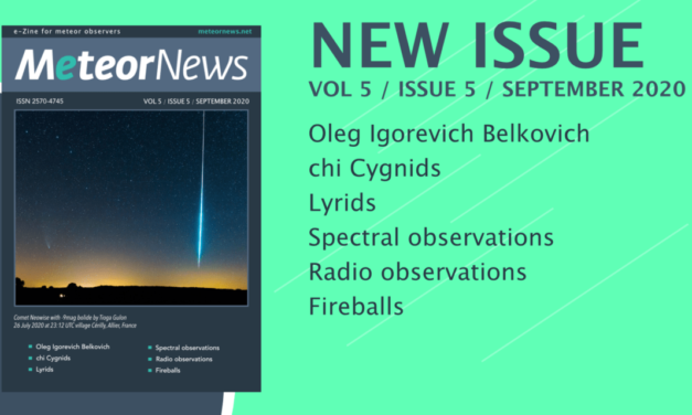 September issue of eMeteorNews online