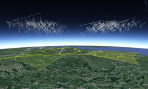 Visualizing meteor ground tracks on the meteor map | eMetN Meteor Journal