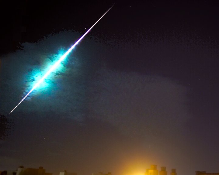 Impressive bolide over the Atlantic Ocean on 2 September 2022