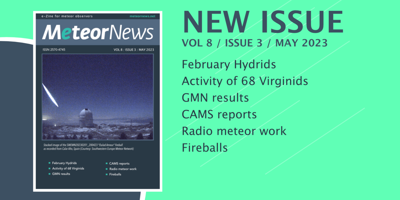 May issue of eMeteorNews online