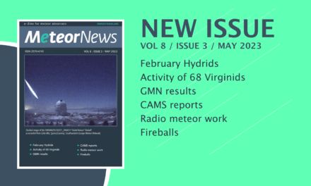 May issue of eMeteorNews online