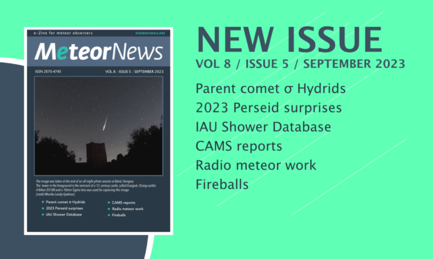 September issue of eMeteorNews online