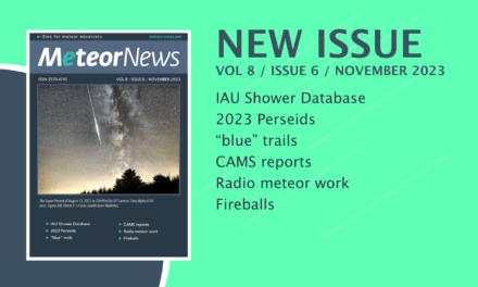 November issue of eMeteorNews online