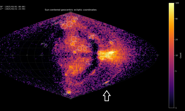 New meteor shower in Puppis