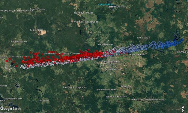 Possible dark flight parameters of the Okulovka meteorite