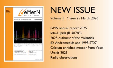 March 2026 issue of eMetN Meteor Journal online